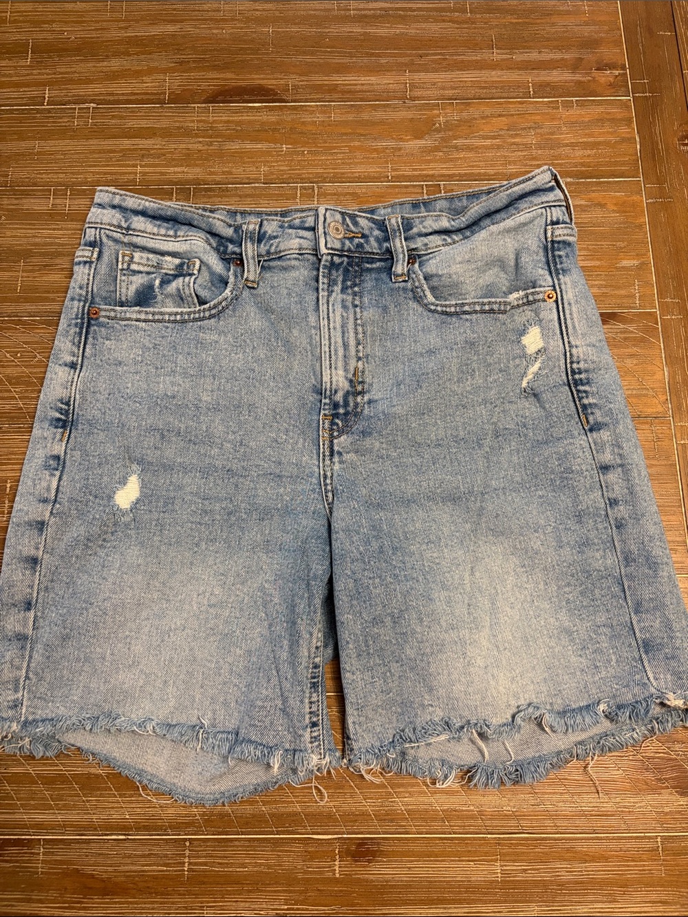 Old Navy Light Blue Denim Cutoff Shorts